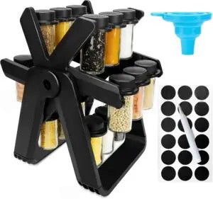 GeBe Spice Rotating Rack (18 pcs bottles)