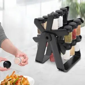 GeBe Spice Rotating Rack (18 pcs bottles)