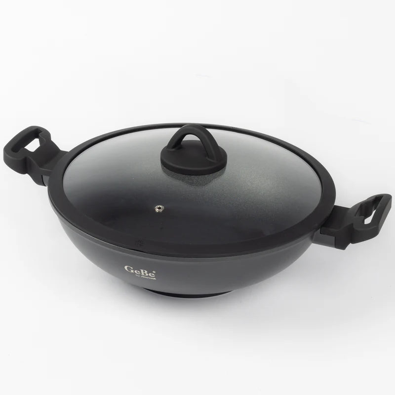GeBe VENUS WOK W/LID 32cm