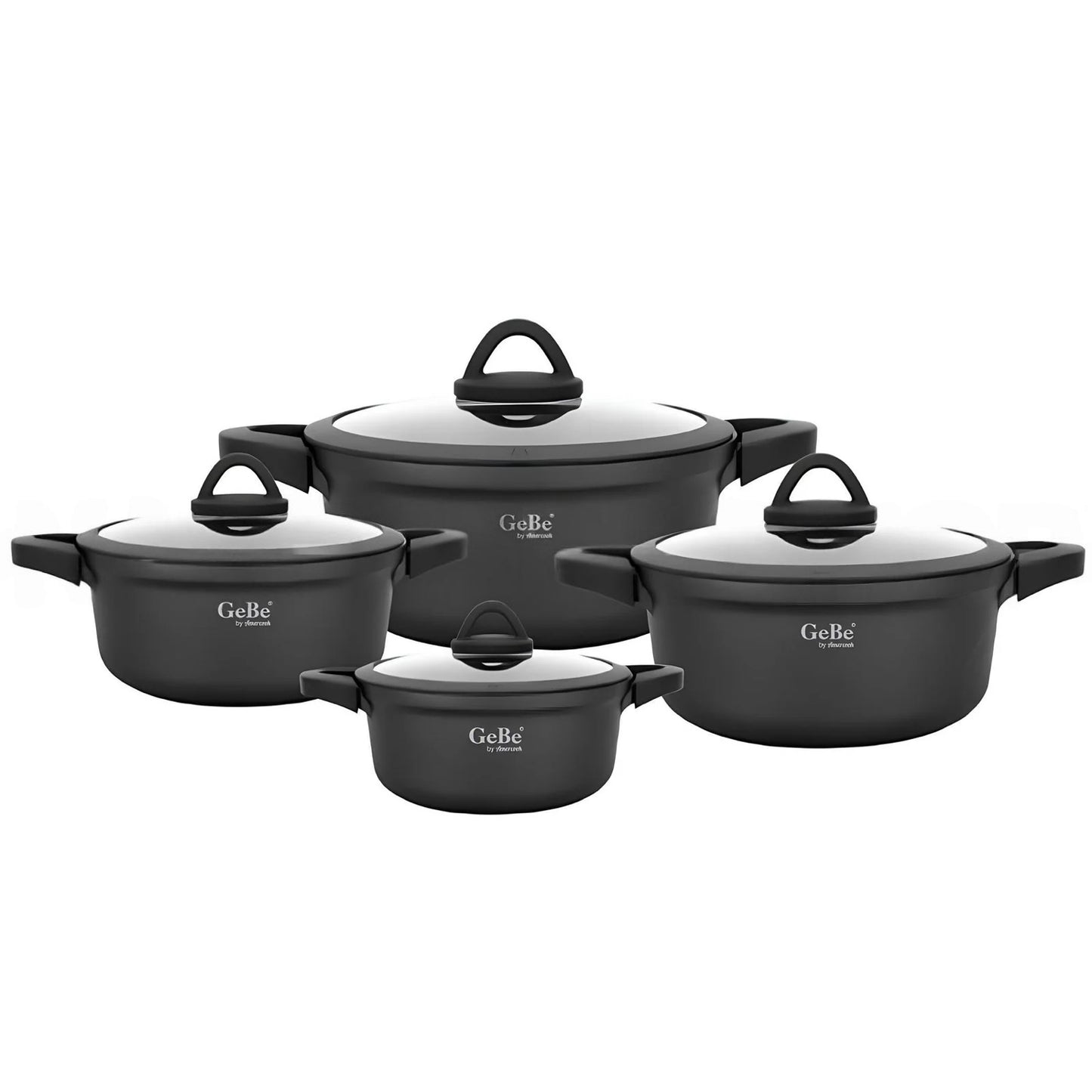 GeBe Venus 4-Pots Cookware Set