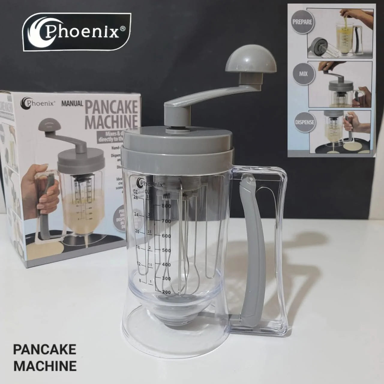 Phoenix, Manual Pancake Machine
