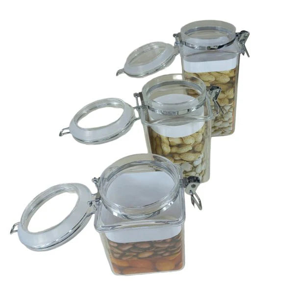 Phoenix, Acrylic Airtight Squared Food Jar