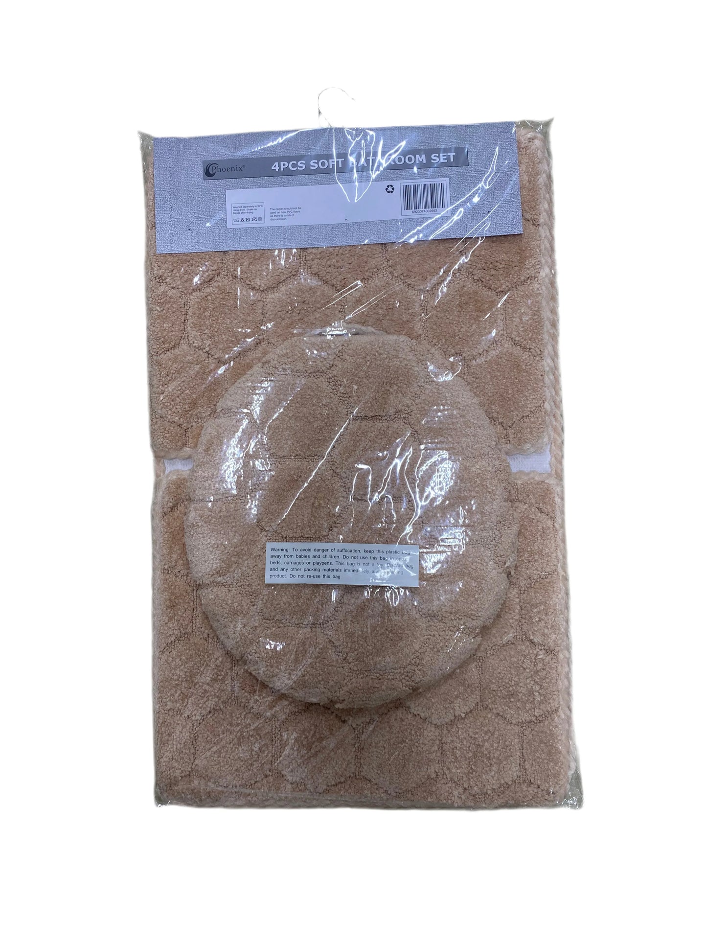 Phoenix,4 Pcs Soft Bathroom Set