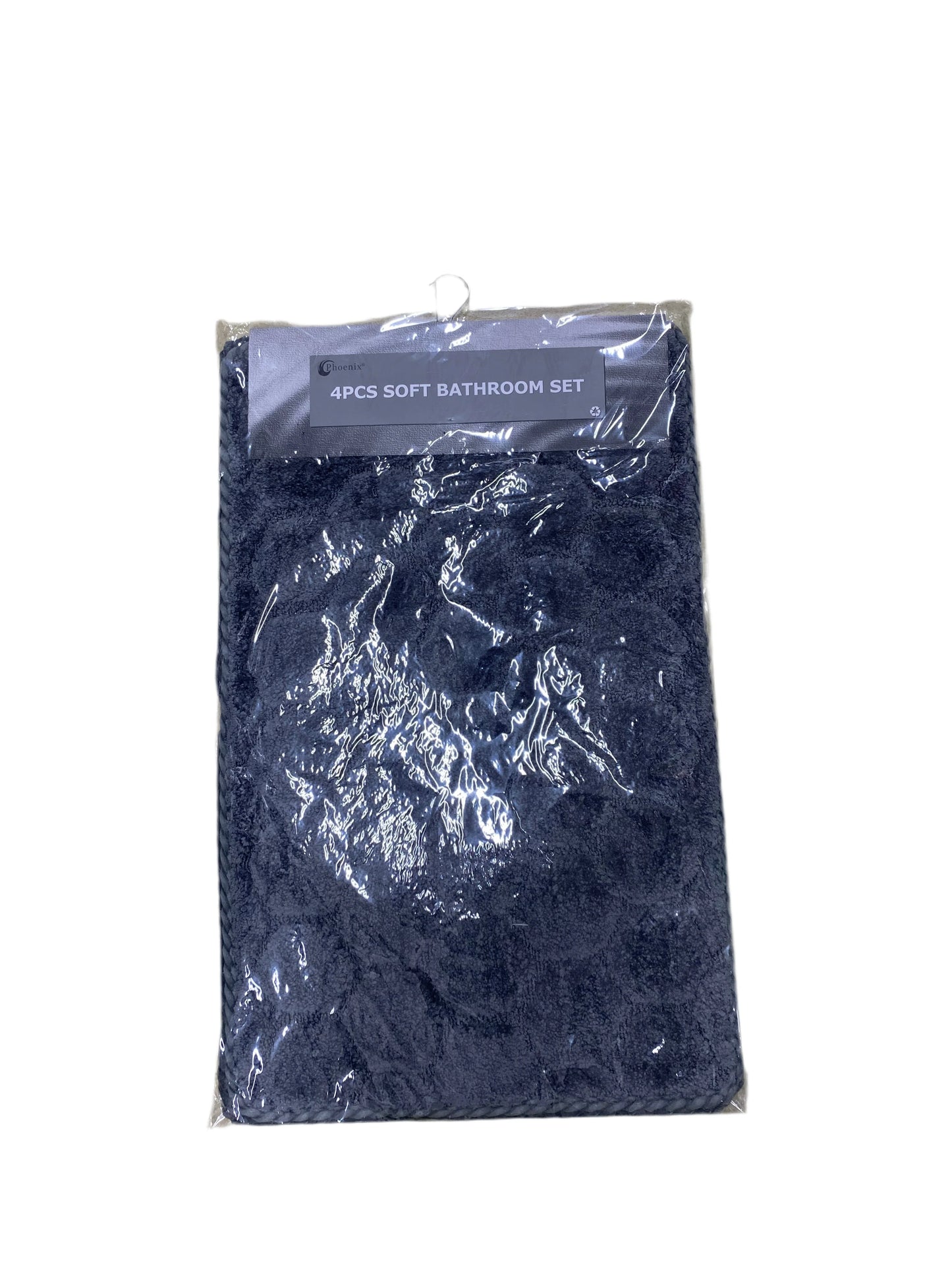 Phoenix,4 Pcs Soft Bathroom Set