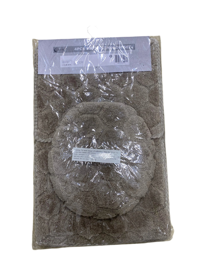 Phoenix,4 Pcs Soft Bathroom Set