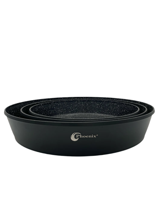 Phoenix, 3 pcs Granite Round pan