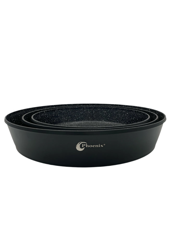 Phoenix, 3 pcs Granite Round pan