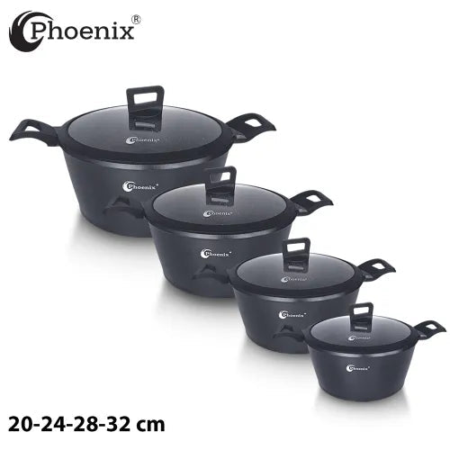 Phoenix , 17 Pcs Modern Cookware Set