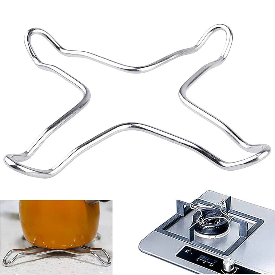 Phoenix, Gas Stove Attachment /Stainless Steel Wok Ring Pot Holder /Set 2 Pcs