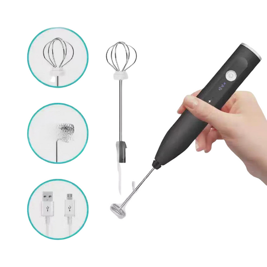 GeBe Stainless steel coffee mixer &amp; milk frother