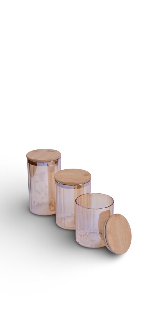 Crystal Bamboo Jars