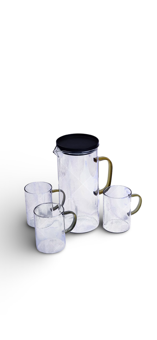 Pitcher And 4Cups Set