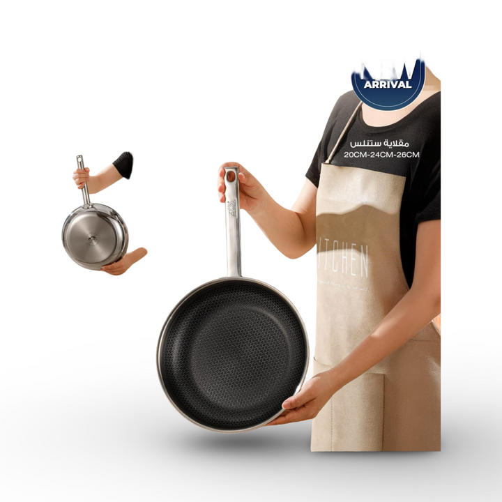 Momaz Stainless Steel Frying Pan