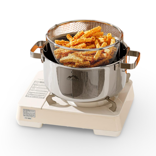 Momaz Stainless Steel Potato Fryer 26cm
