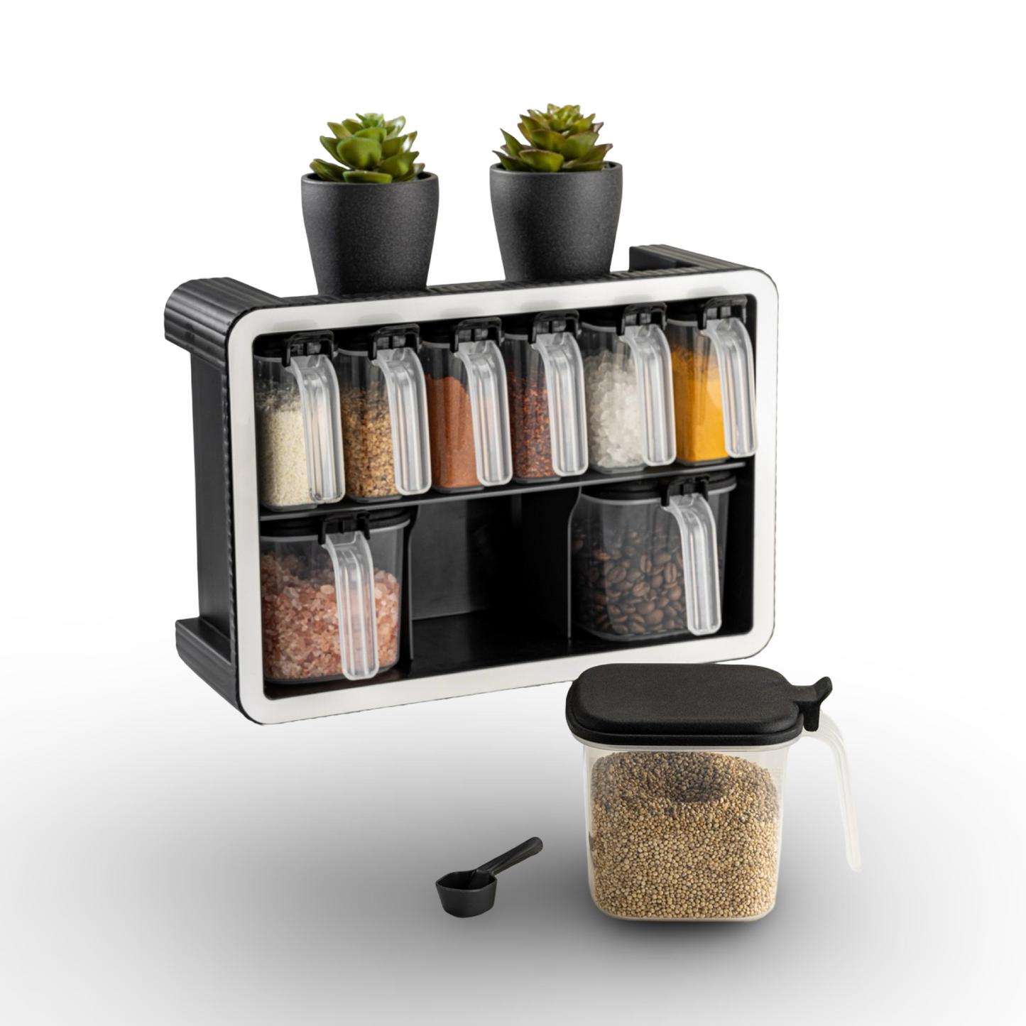 Momaz 9-Piece Plastic Spice Set