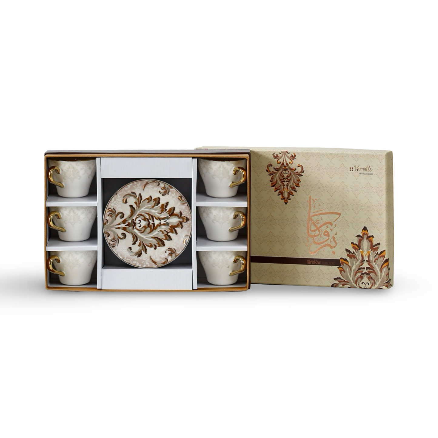 Momaz Brokar Tea Cups 1/2DZ