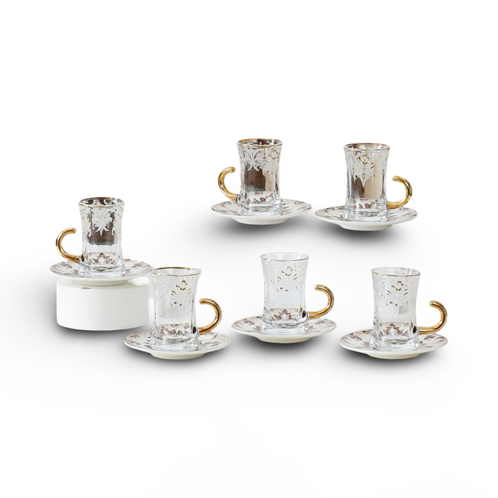 Momaz Brokar Tea Cups 1/2DZ