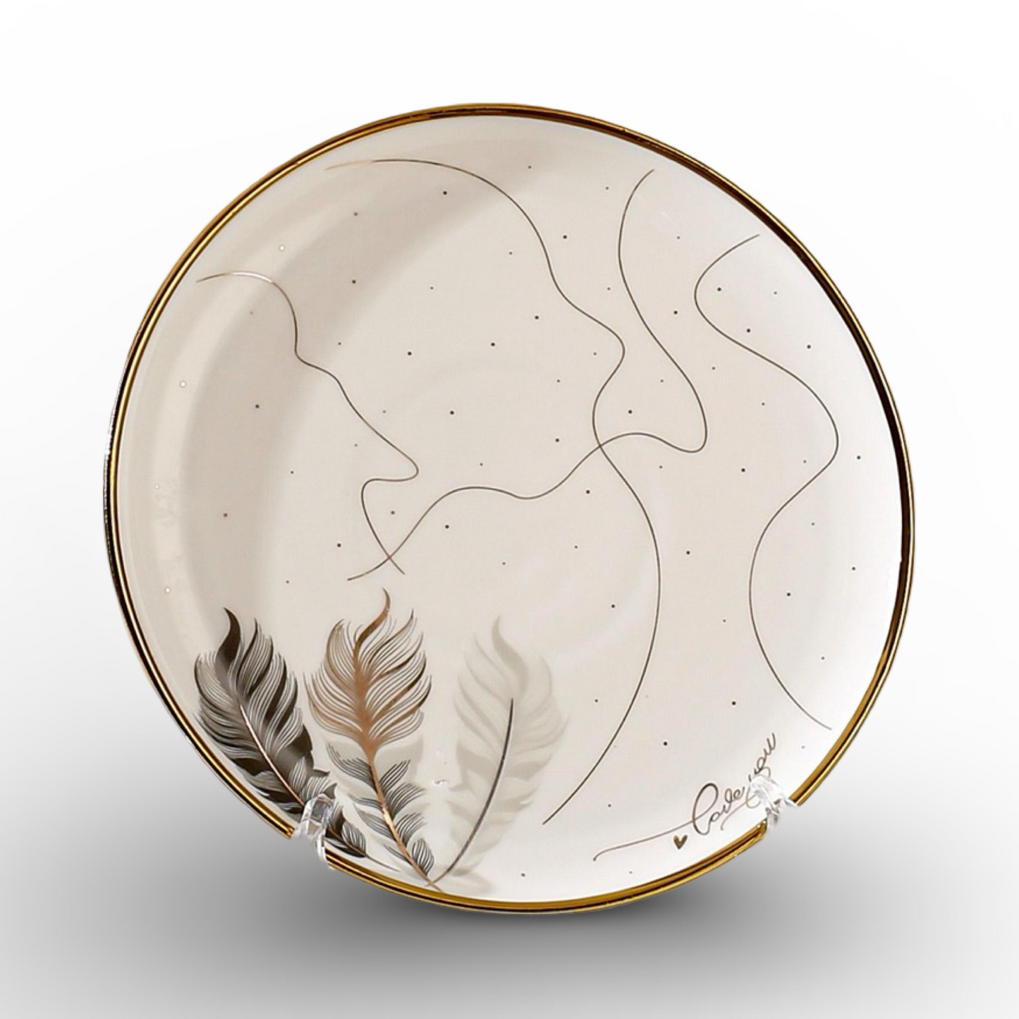 Momaz Dessert Plate 1/2DZ