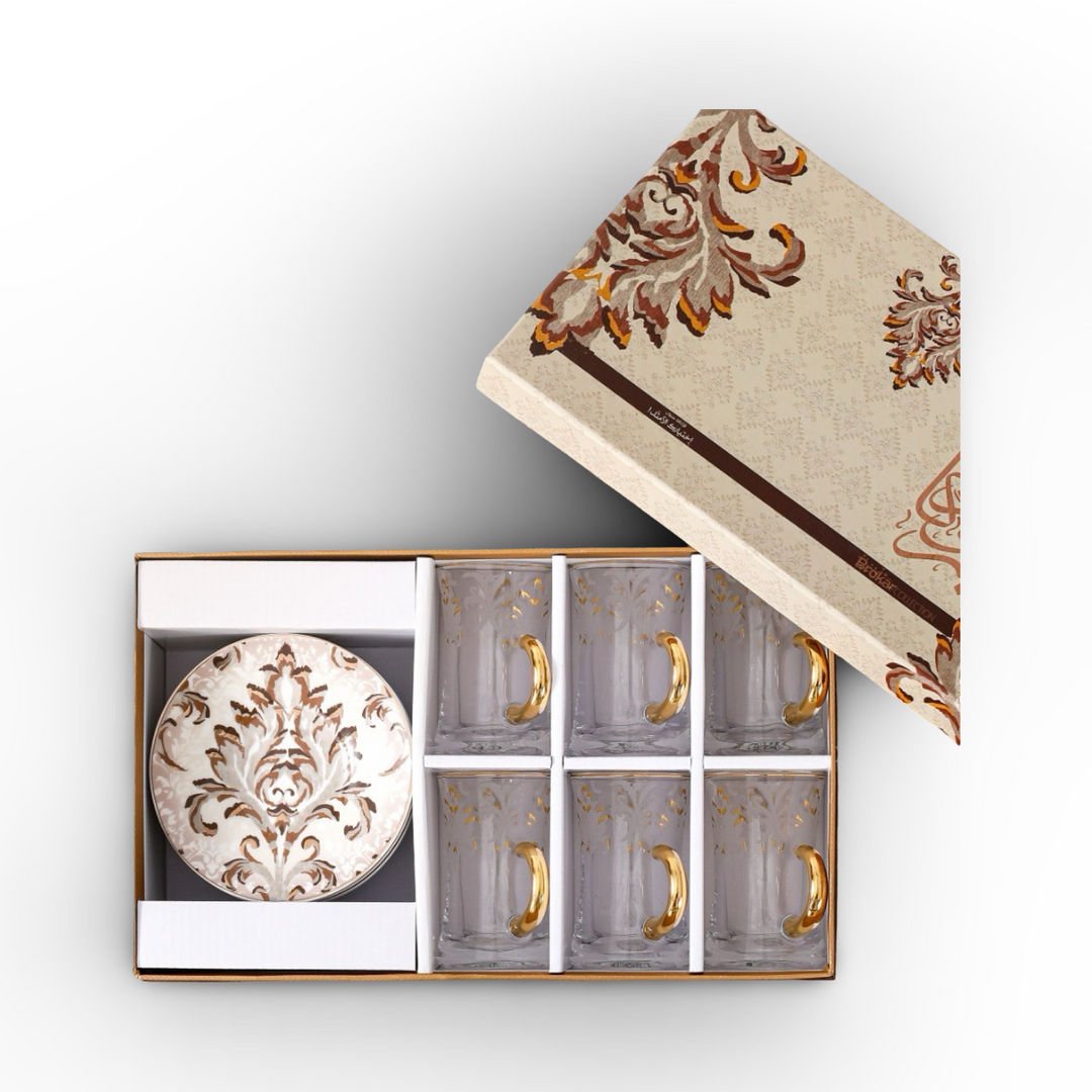 Momaz Brokar Tea Cups 1/2DZ