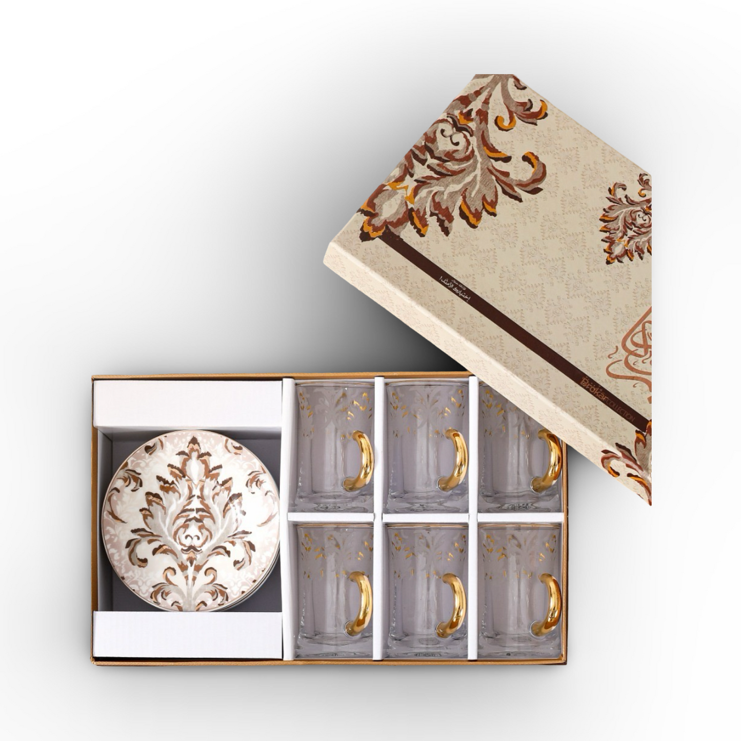 Momaz Brokar Tea Cups 1/2DZ