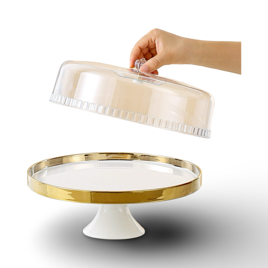 Momaz Golden Kato Canar cake On A Stand 11.5inch