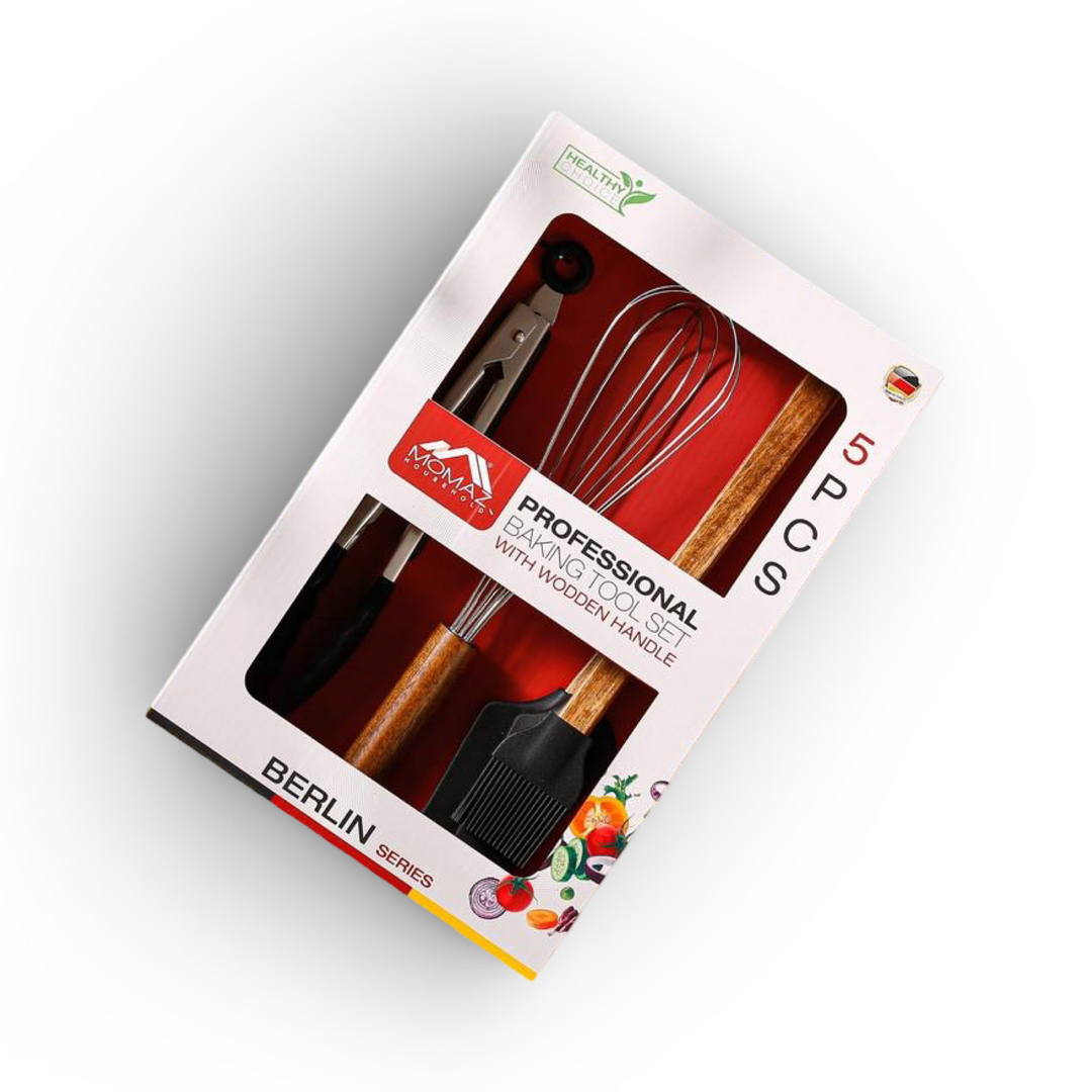 Momaz Baking Tools With Wooden Handle