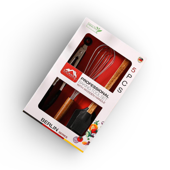 Momaz Baking Tools With Wooden Handle