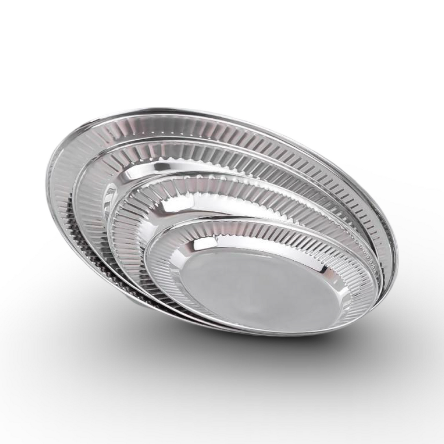 Momaz Stainless Steel Oval Serving Platters