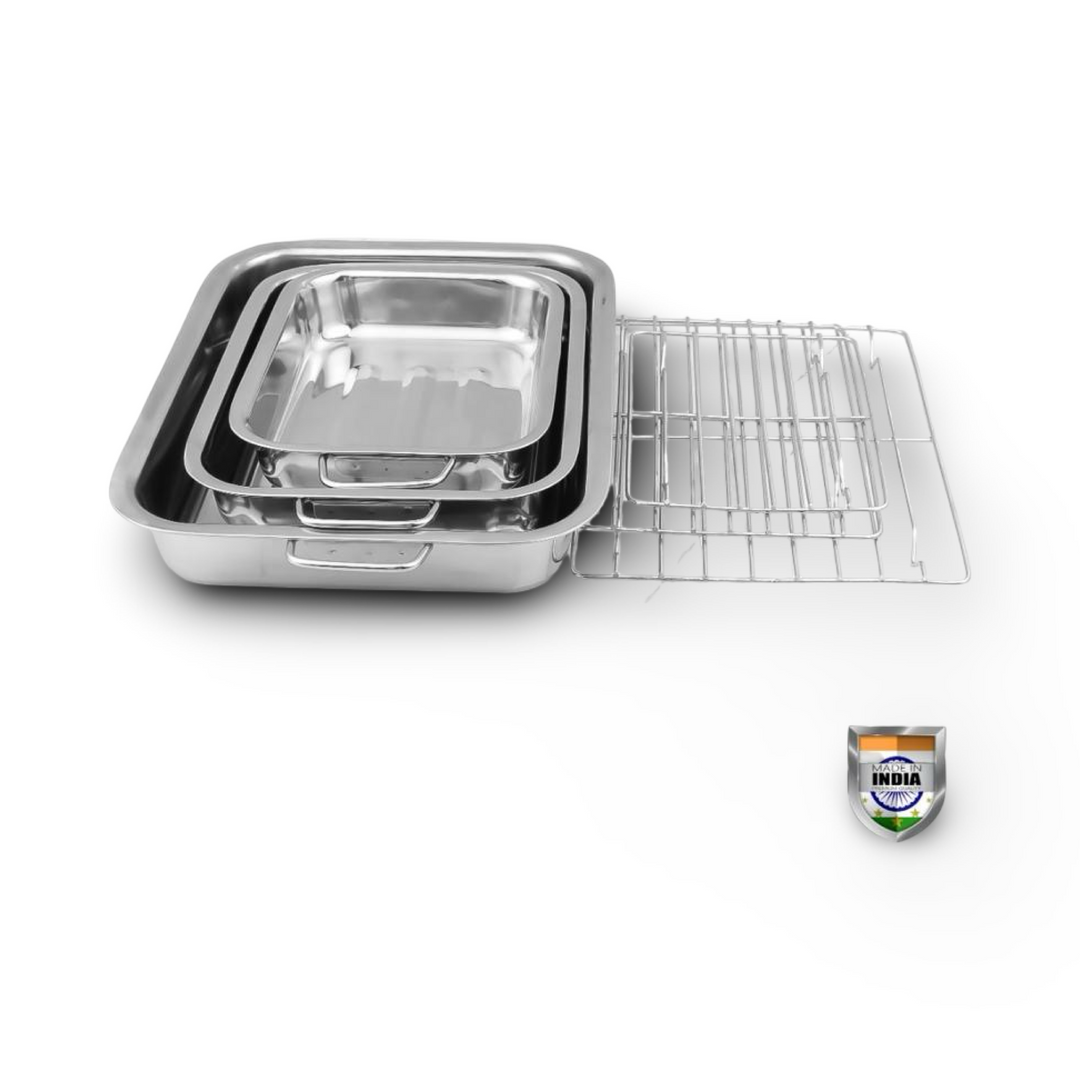 Momaz Roasting Stainless Steel Pan