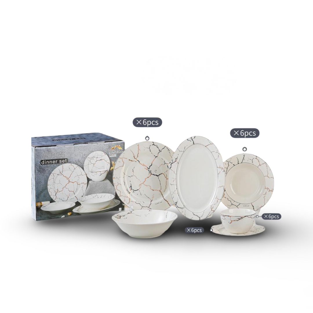 Momaz Porcelain Set 26 Pieces