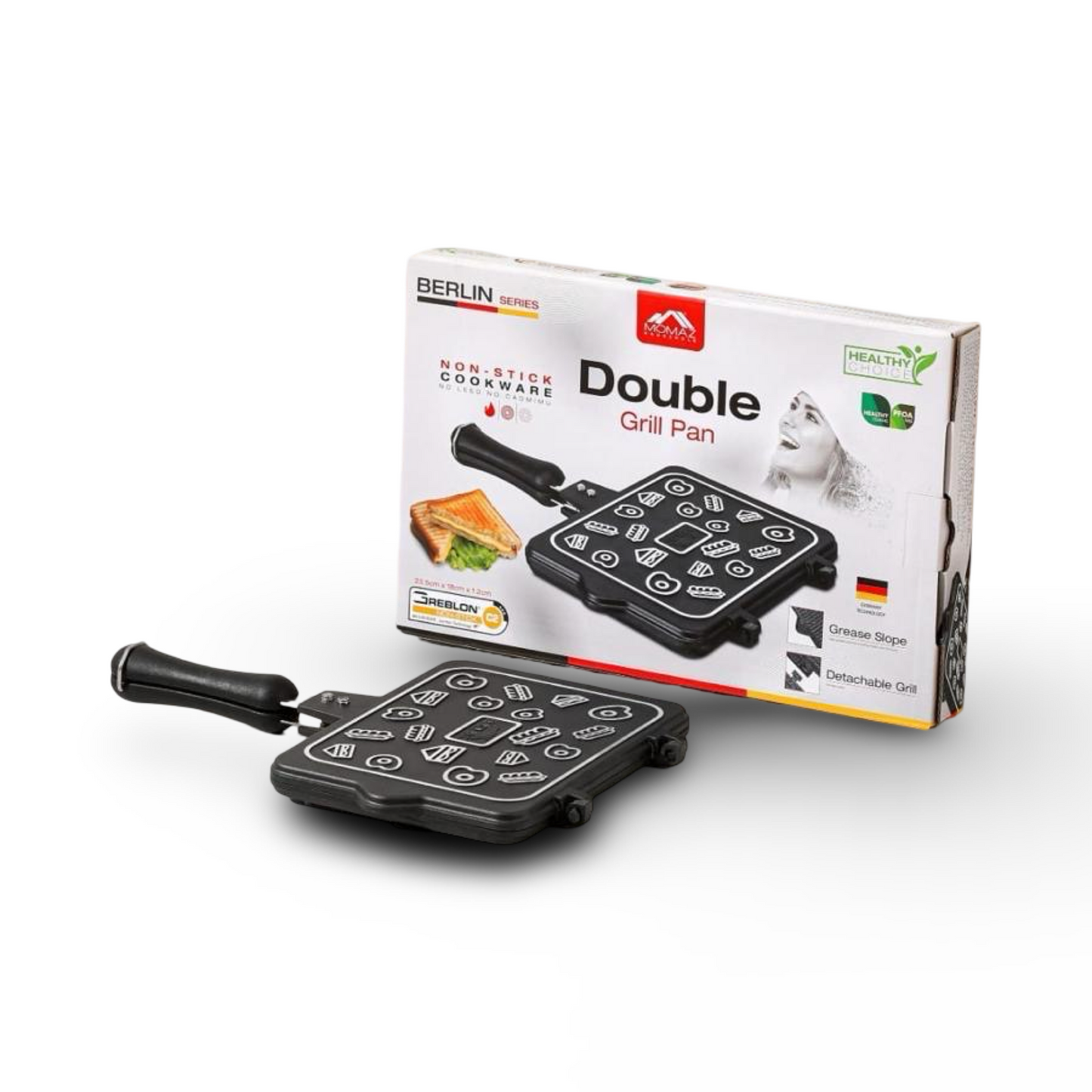Momaz Double Grill Pan