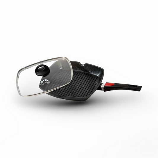Momaz Grill Pan With Lid 28Cm