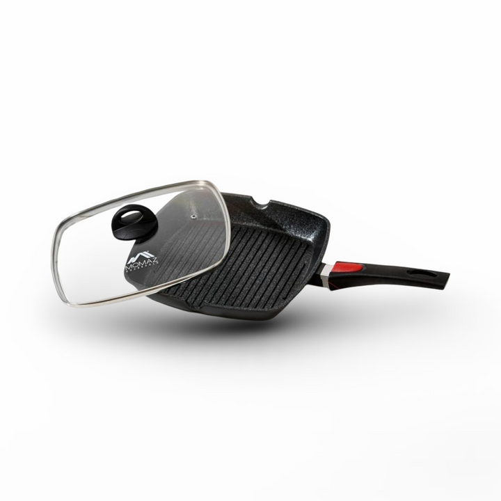 Momaz Grill Pan With Lid 28Cm